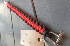 Bracelet paracord Øyne Zinc